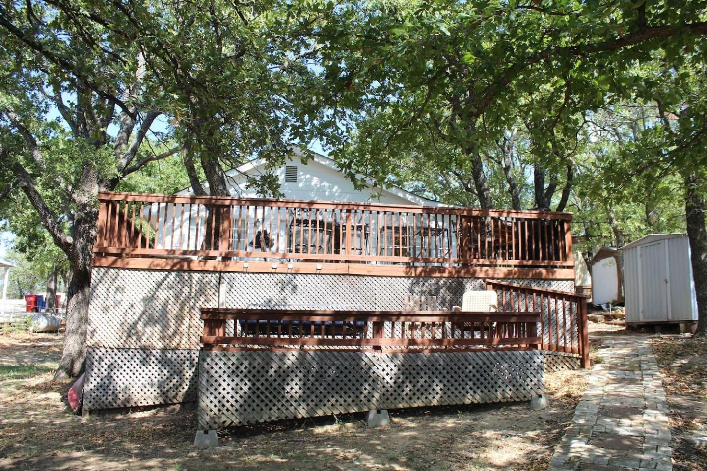 Lakefront Dock Fire Pit Sleeps 8 Villa Nocona Kültér fotó